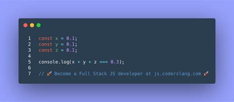 JS Interview #32: 0.1 + 0.1 + 0.1 === 0.3