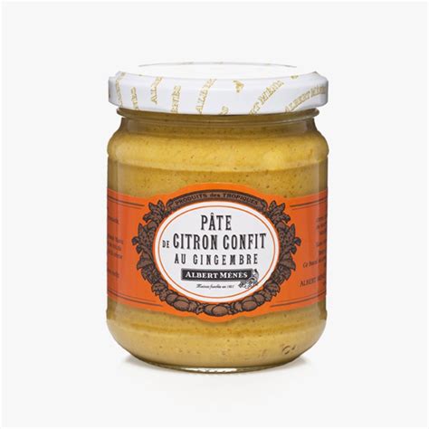 P Te De Citron Confit Gingembre Albert M N S Citrons Confits P Te