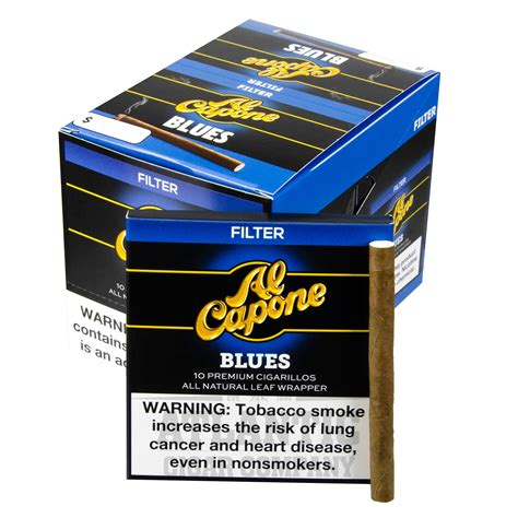 Al Capone Blue Filtered Cigars Native Smokes Mohawk Smoke Cigarette