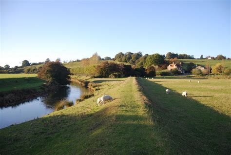 Flood Embankment River Tillingham © N Chadwick Geograph Britain And