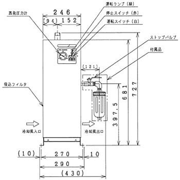 ベビコン用冷凍式エアードライヤー 日立産機システム エアドライヤ 【通販モノタロウ】