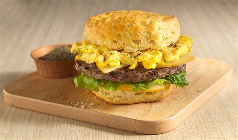 Crafted Pork Patty Breakfast Sandwich - Indiana Packers