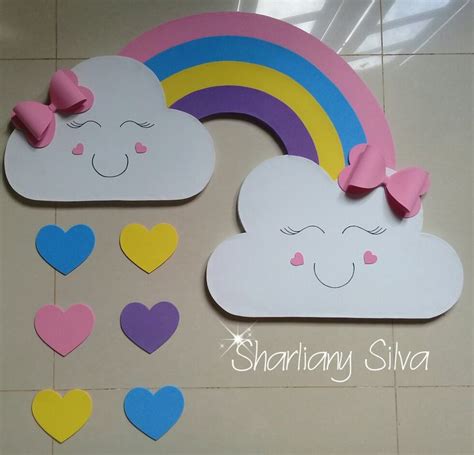 Arco Ris Painel Chuva De Amor Paper Crafts Diy Paper Crafts