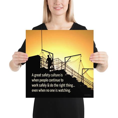 Construction Safety Poster: Promote Great Safety Culture | Safety ...