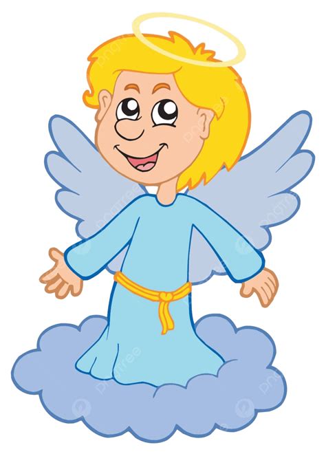 Niño ángel En La Nube Generación Diseño Nubes Vector Png Generación Diseño Nubes Png Y