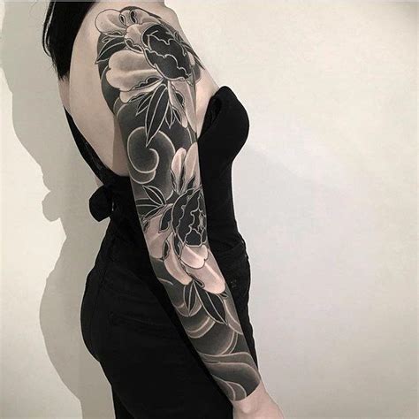 Pin By Otzi On Blackwork Tattoo Japanese Sleeve Tattoos Black