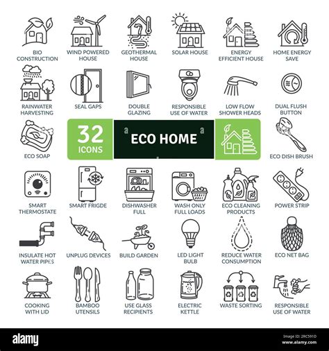 Ecological Succession Icons Pack Thin Line Icons Set Simple Vector