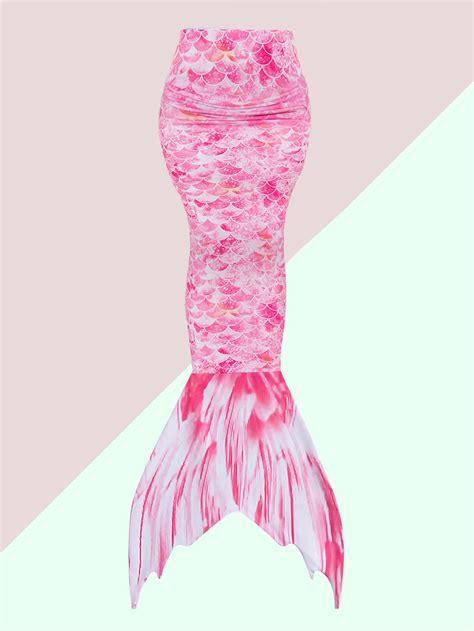 Da Bambine Coda Da Sirena Bottom Bikini Senza Bikini Top