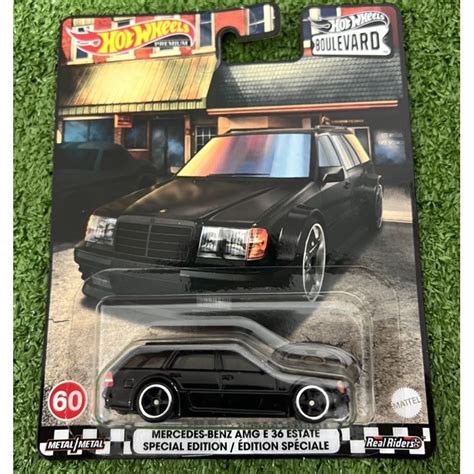 Hot Wheels Boulevard Mix D Mercedes Benz AMG E Estate Special Edition Black Wagon With