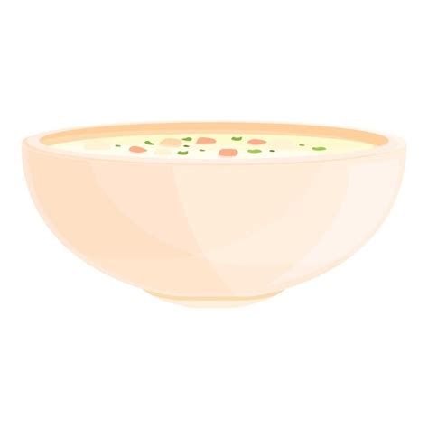 Premium Vector Lunch Cream Soup Icon Cartoon Vector Hot Bowl Curry Food