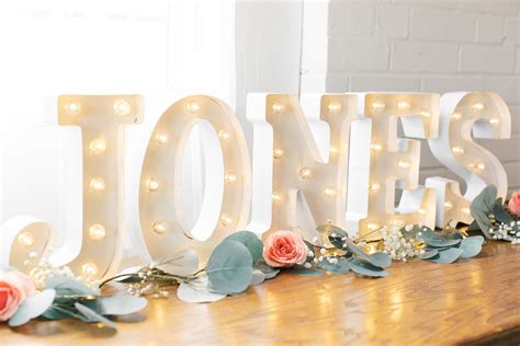 Wedding Marquee Lights Light Up Names Wedding Lights Decor Etsy Canada