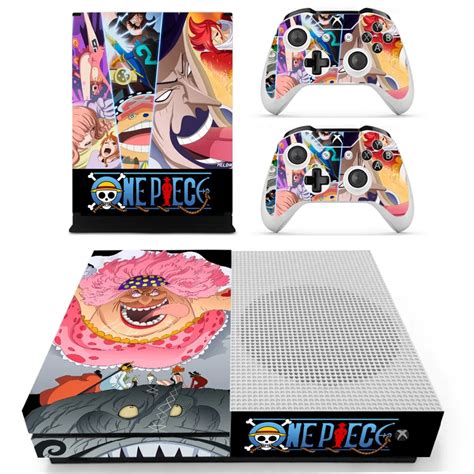 Anime One Piece Luffy Skin Sticker Decal For Xbox One S Console and ...