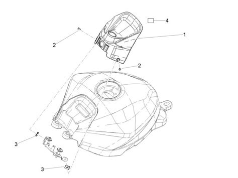 Embellecedor Deposito Cerradura Contacto Aprilia Rs