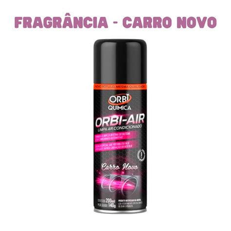 LIMPA AR CONDICIONADO AUTOMOTIVO SPRAY HIGIENIZAÇÃO ORBI AIR