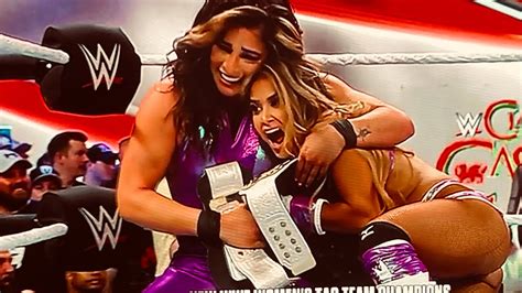 NEW WWE WOMANS TAG TEAM CHAMPIONS RAQUEL RODRIGUEZ ALIYAH