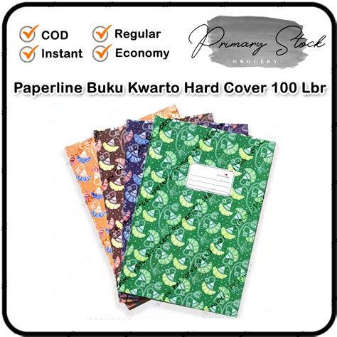 Jual Buku Hard Cover Quarto Paperline Kwarto Buku Tulis Kuarto Q