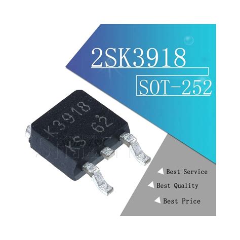 10 DB 2SK3918 SOT252 K3918 SOT TO-252 MOSFET SMD új és eredeti IC