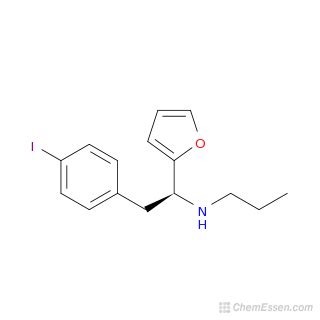 1 Furan 2 Yl 2 4 Iodophenyl Ethyl Propyl Amine Structure