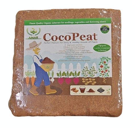 Square Cocopeat Block Kg For Agriculture Packaging Type Bag At Rs