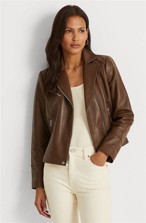 brown leather jackets     style