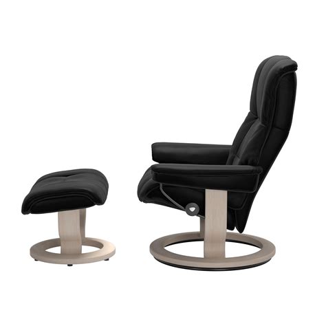 Stressless Mayfair Classic Sessel Mit Hocker M Leder Batick Black