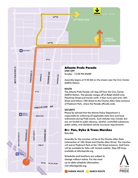 Atlanta Pride Accessibility Guide