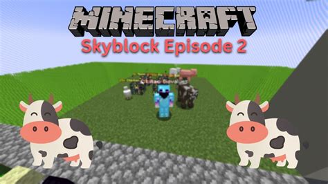 A Stack Of Cows Neonetwork Skyblock Episode 2 Youtube