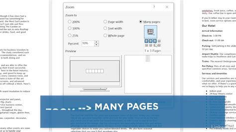 Word Tutorial View Multiple Pages At Once YouTube