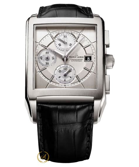 Купить швейцарские часы Maurice Lacroix Pontos Rectangular Chronograph ...