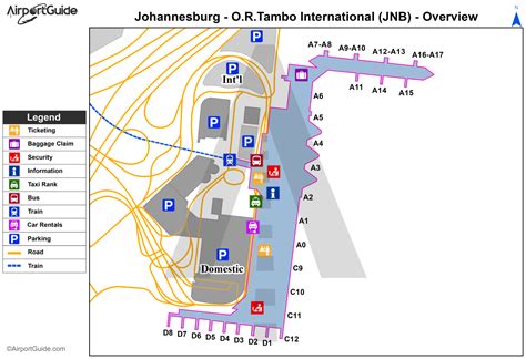 johannesburg  tambo international jnb airport terminal maps