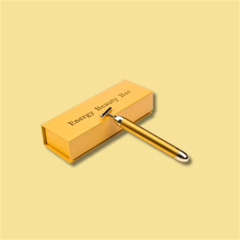 Energy Beauty Bar 24k Golden Pulse Vibrating Facial Beauty Massager ...