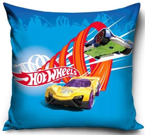 poszewka na poduszkę jasiek HOT WHEELS 40x40 Carbotex Sklep EMPIK