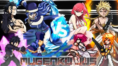 Gray Fullbuster Juvia Vs Alibaba Morgiana Fairy Tail Vs Magi