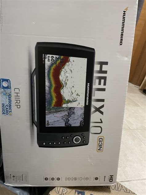 Humminbird HELIX 10 CHIRP GPS G4N Ploter Fishfinder 10 1 Incha