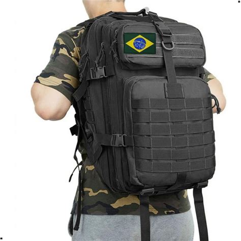 Mochilas Boas E Resistentes - 50l Mochila Esportiva Resistente Camping Tática À Prova D 'Água + 2 ...
