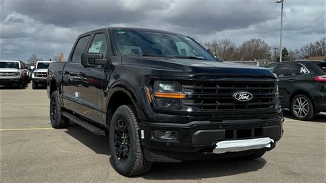 Ford F Xlt Powerboost In Agate Black Metallic Full Walk Around