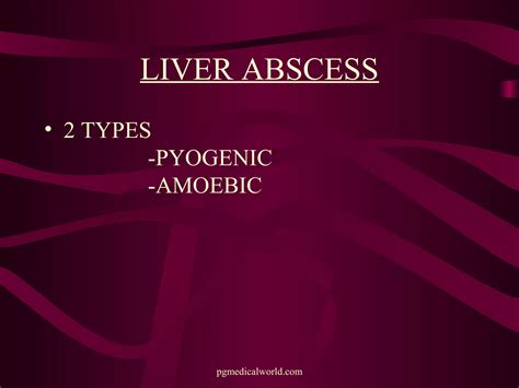 Management Of Liver Abscess Ppt