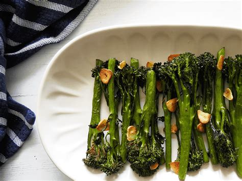 Roasted Tenderstem Broccoli With Garlic Recipe Feed Your Sole