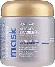 Kativa Alisado Brasileno Straighten Brunette Shm Ml Mask Ml