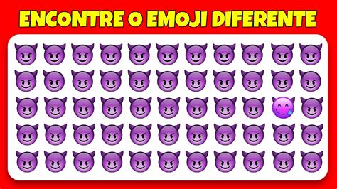 Encontre O Emoji Diferente Sempre Quiz Saber Youtube