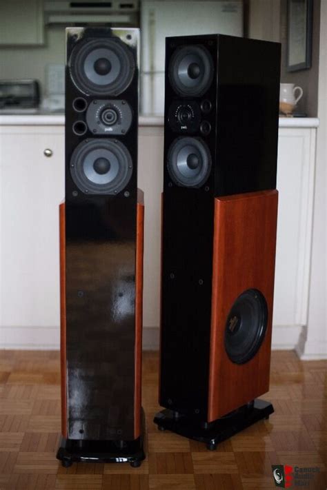 Polk Audio Lsi Floorstanding Speakers Cherry Photo Canuck