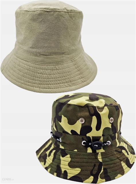 Kapelusz Letni Bucket Hat Dwustronny Czapka Rybacka W Dkarska Moro Wz R