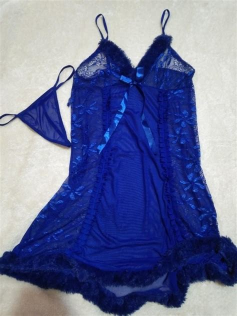 Sexy Lingerie Blue Women S Fashion Undergarments Loungewear On Carousell