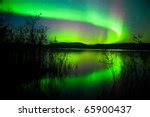 Aurora Borealis in the sky in Yukon Territory, Canada image - Free ...