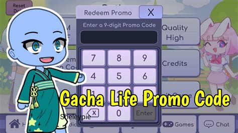 Gacha Life Redeem Promo Code Sheleypie YouTube