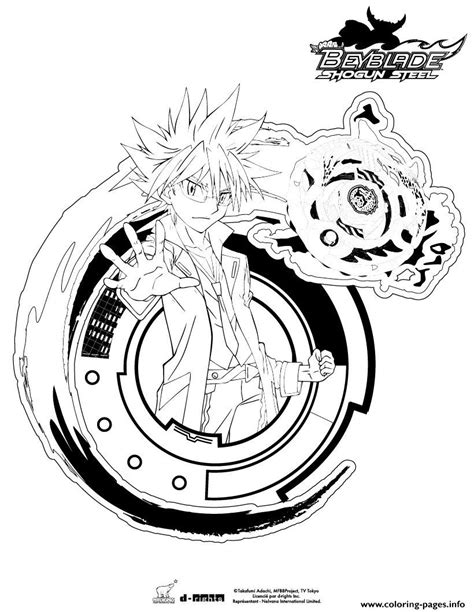 Beyblade 3 Coloring Page Printable