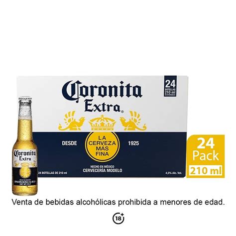 Cerveza Clara Coronita Extra Botellas De Ml C U Walmart