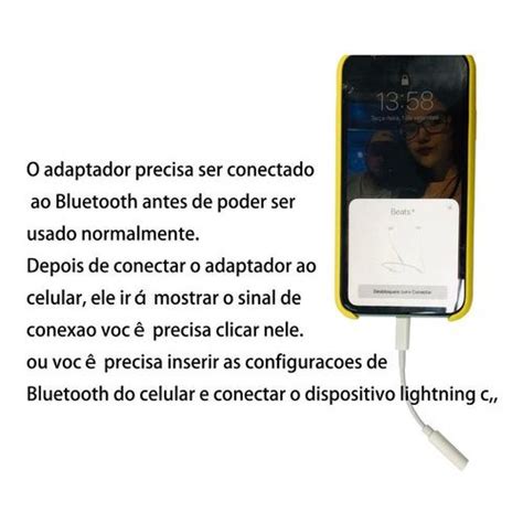 Adaptador Iphone X Xr Xs Max Aux P Lightning P Fone Em Promo O