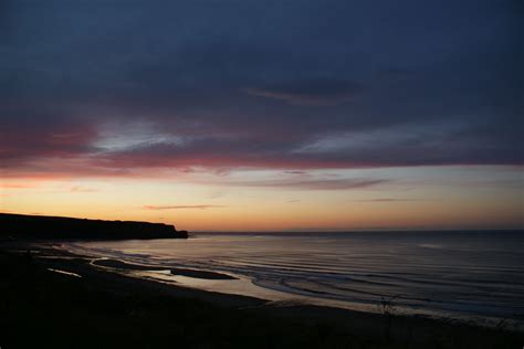 Sunset over Sandsend, Whitby