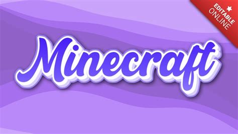 Minecraft Text Effect Generator Textstudio